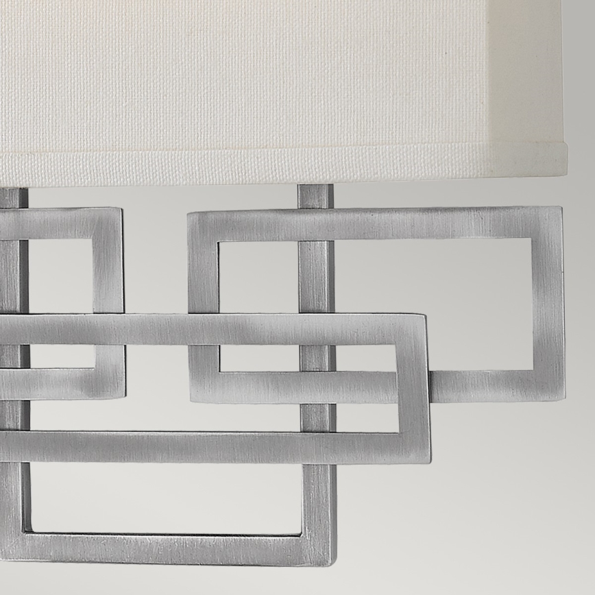 Hinkley - Applique murale LANZA 2xE14/60W/230V chrome mat