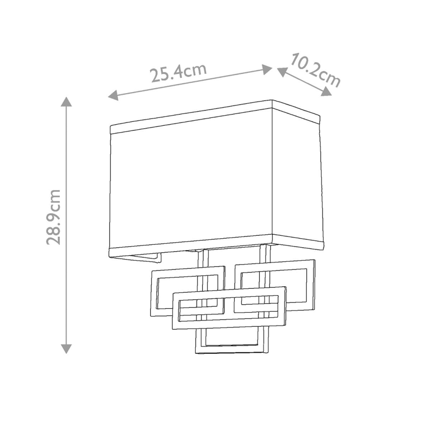 Hinkley - Applique murale LANZA 2xE14/60W/230V chrome mat