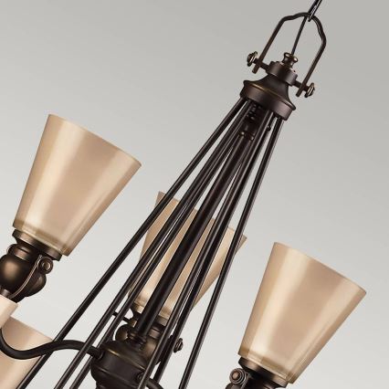 Hinkley - Hanglamp aan een ketting MAYFLOWER 9xE27/60W/230V