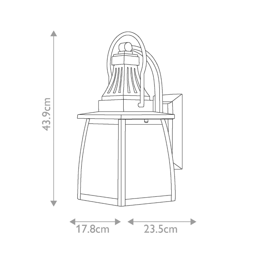 Hinkley - Wandlamp voor buiten MONTAUK 2xE14/60W/230V IP44