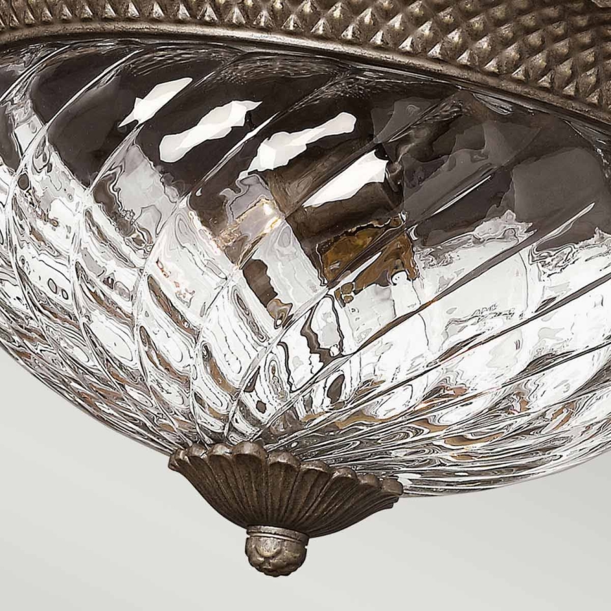 Hinkley - Plafondlamp PLANTATION 3xE27/60W/230V brons
