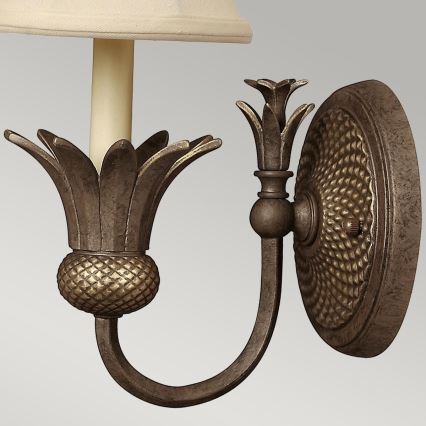 Hinkley - Wandlamp PLANTATION 1xE14/40W/230V brons