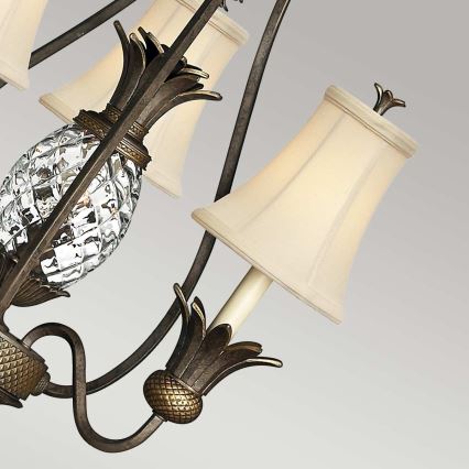 Hinkley - Hanglamp aan een ketting PLANTATION 4xE14/40W/230V brons