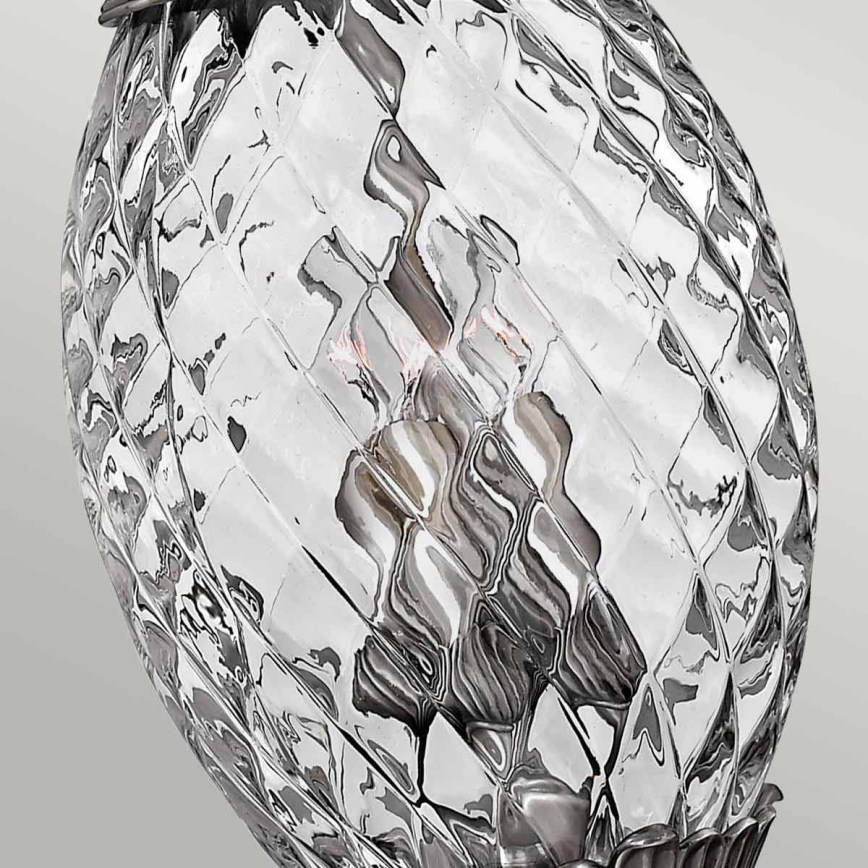 Hinkley - Hanglamp aan een ketting PLANTATION 4xE14/40W/230V zilver