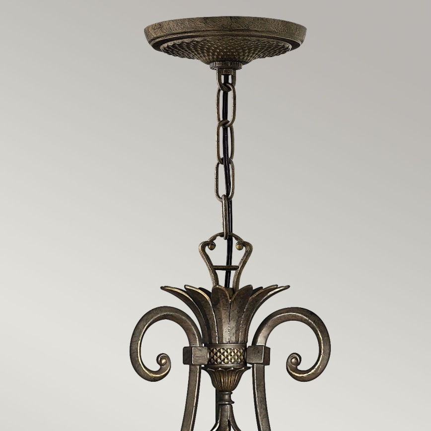 Hinkley - Hanglamp aan een ketting PLANTATION 7xE14/40W/230V brons