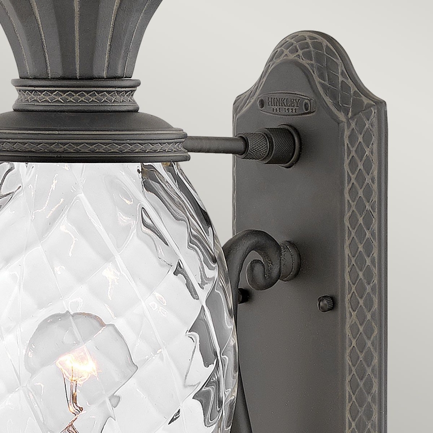 Hinkley - Wandlamp PLANTATION 1xE27/40W/230V zwart