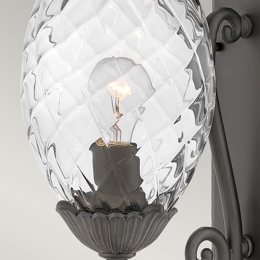 Hinkley - Wandlamp PLANTATION 1xE27/40W/230V zwart