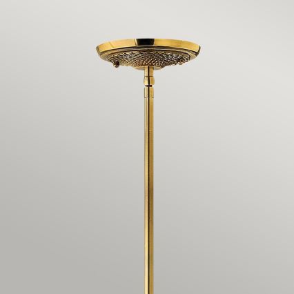 Hinkley - Hanglamp met vaste pendel PLANTATION 1xE27/60W/230V goud