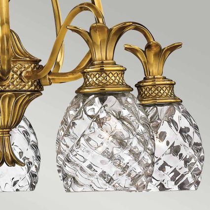Hinkley - Hanglamp aan een ketting PLANTATION 5xE27/60W/230V goud