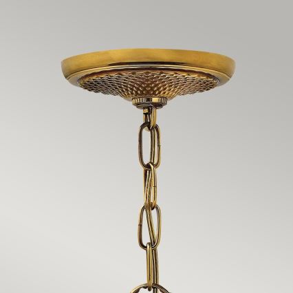 Hinkley - Hanglamp aan een ketting PLANTATION 5xE27/60W/230V goud