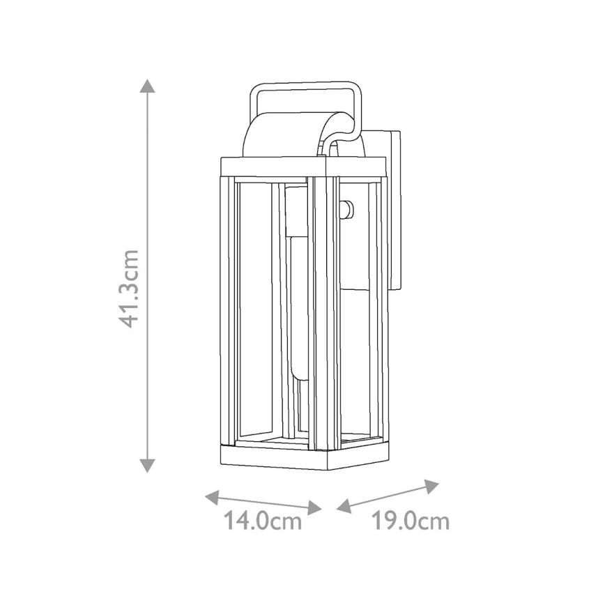 Hinkley - Buitenwandlamp HARBOR 1xE27/60W/230V IP44 bronskleurig