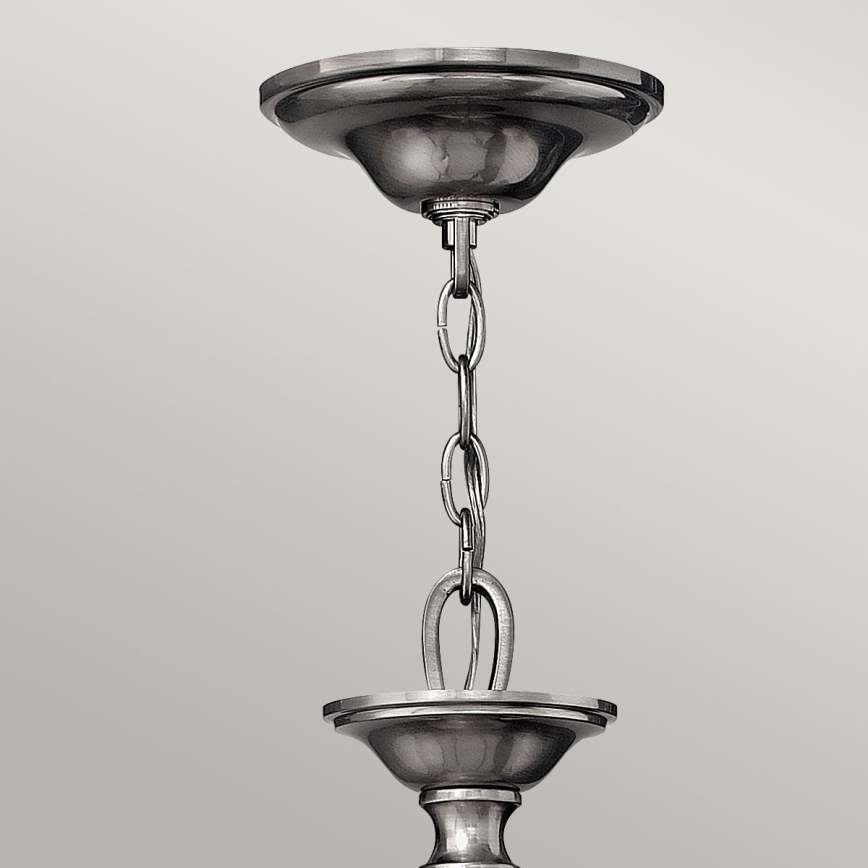 Hinkley - Kroonluchter aan ketting SUSSEX 5xE14/40W/230V mat chroom