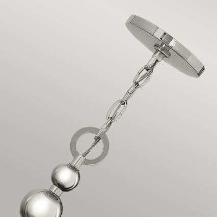 Hinkley - Kroonluchter aan ketting ZELDA 3xE27/60W/230V glanzend chroom