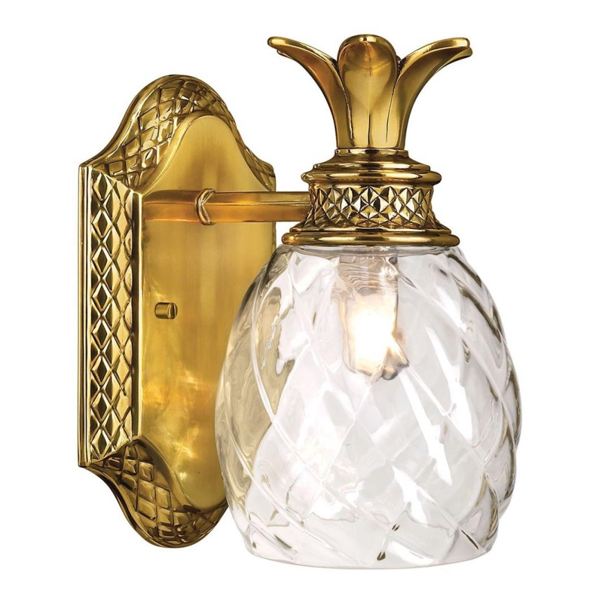 Hinkley - LED Badkamer wandlamp PLANTATION 1xG9/3W/230V IP44 gouden