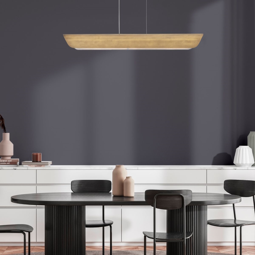 Hinkley - LED kroonluchter aan kabel ARCO LED/43W/230V 3000K goud