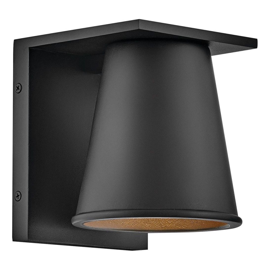 Hinkley - LED Wandlamp voor buiten HANS 1xGU10/8W/230V IP44 zwart