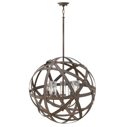 Hinkley - Lustre d'extérieur CARSON 5xE14/40W/230V IP44