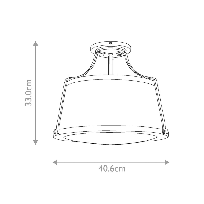 Hinkley - Lustre monté en surface CHARLOTTE 3xE27/75W/230V laiton