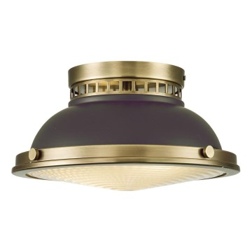 Hinkley - Plafonnier AMELIA 2xE27/40W/230V noir/laiton