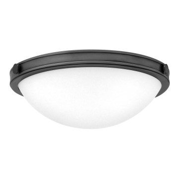 Hinkley - Plafonnier COLLIER 2xE27/40W/230V Ø 34,6 cm noir