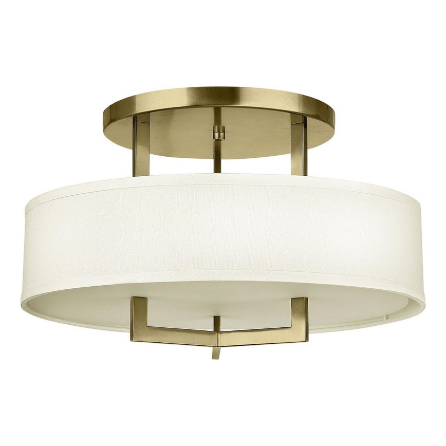 Hinkley - Plafonnier HAMPTON 3xE27/60W/230V Ø 50,8 cm doré