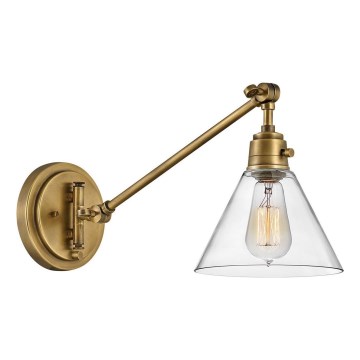 Hinkley - Wandlamp ARTI 1xE27/60W/230V messing