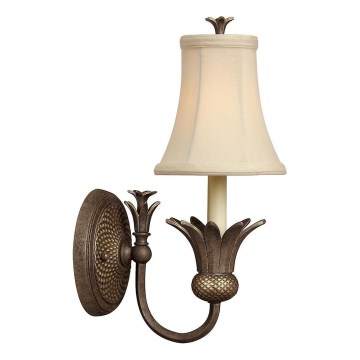 Hinkley - Wandlamp PLANTATION 1xE14/40W/230V brons