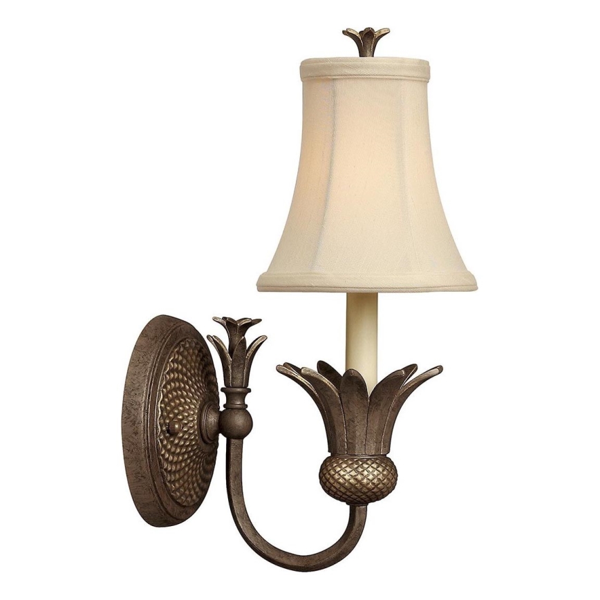 Hinkley - Wandlamp PLANTATION 1xE14/40W/230V brons
