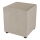 Hocker SIX 40x40 cm beige