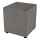 Hocker SIX 40x40 cm grijs