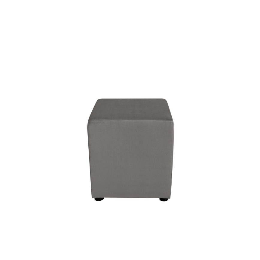 Hocker SIX 40x40 cm grijs