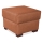 Hocker VIVA 51x51 cm oranje