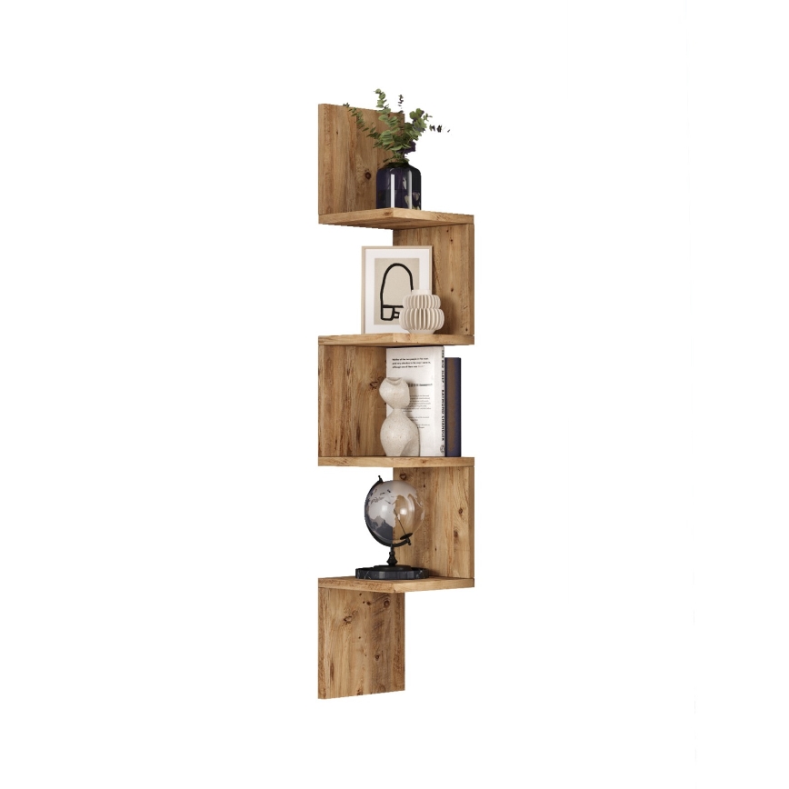 Hoek Wandplank 117,2x22 cm grenen atlantic