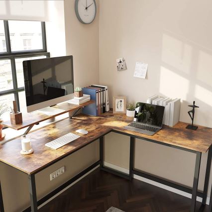 Hoekbureau SOLEA bruin/zwart
