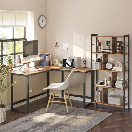 Hoekbureau SOLEA bruin/zwart