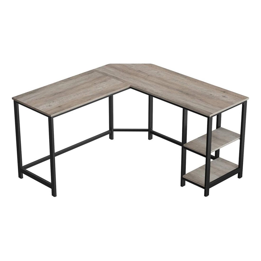 Hoekbureau SOLEA bruin/zwart