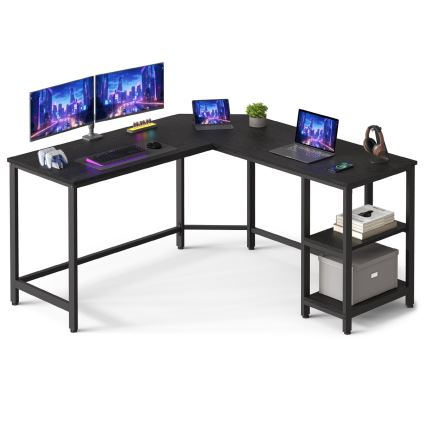 Hoekbureau SOLEA zwart