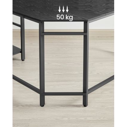 Hoekbureau SOLEA zwart