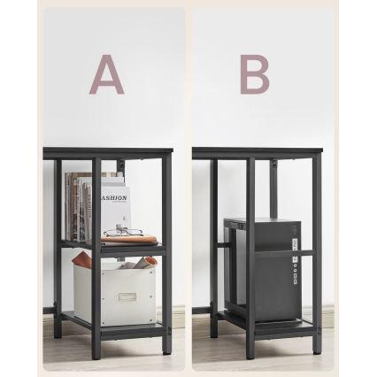 Hoekbureau SOLEA zwart