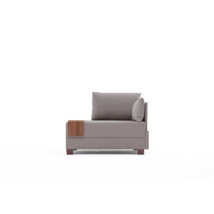 Hoekfauteuil TULA, beige, rechts