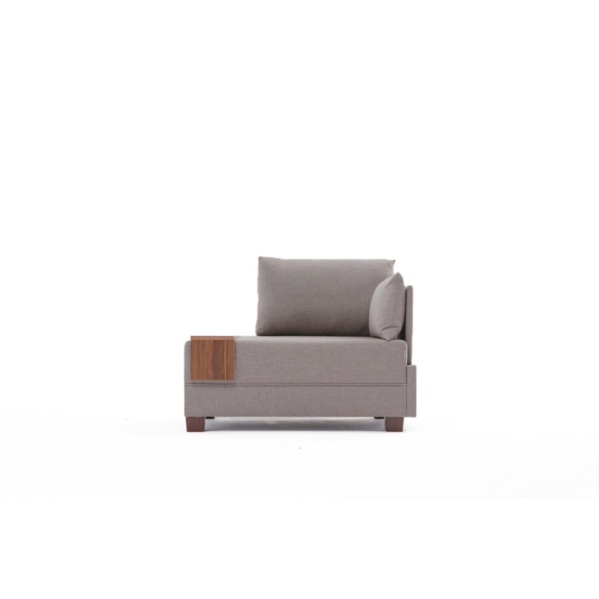 Hoekfauteuil TULA, beige, rechts