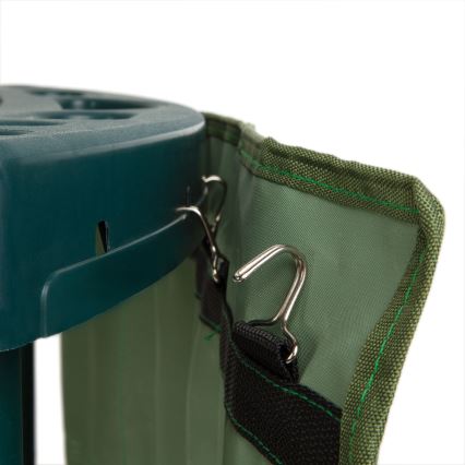 Hoekhouder voor tuingereedschap 43x43x59 cm, groen