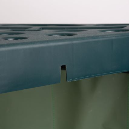 Hoekhouder voor tuingereedschap 43x43x59 cm, groen