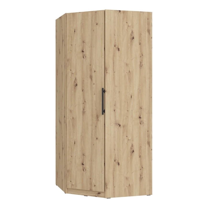 Hoekkledingkast MARO 94x213 cm artisan eik