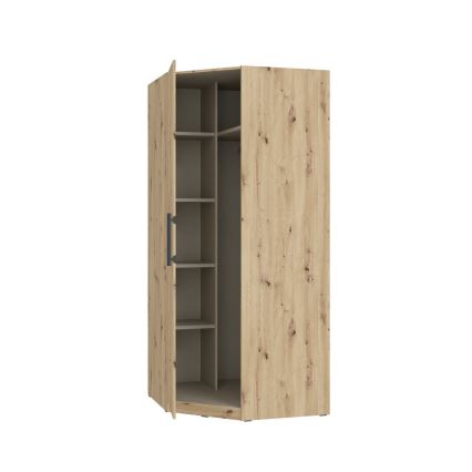 Hoekkledingkast MARO 94x213 cm artisan eik