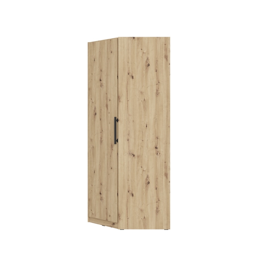 Hoekkledingkast MARO 94x213 cm artisan eik