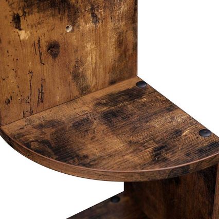 Hoekwandplank SNAKE, bruin