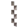 Hoekwandplank SNAKE grijs/bruin