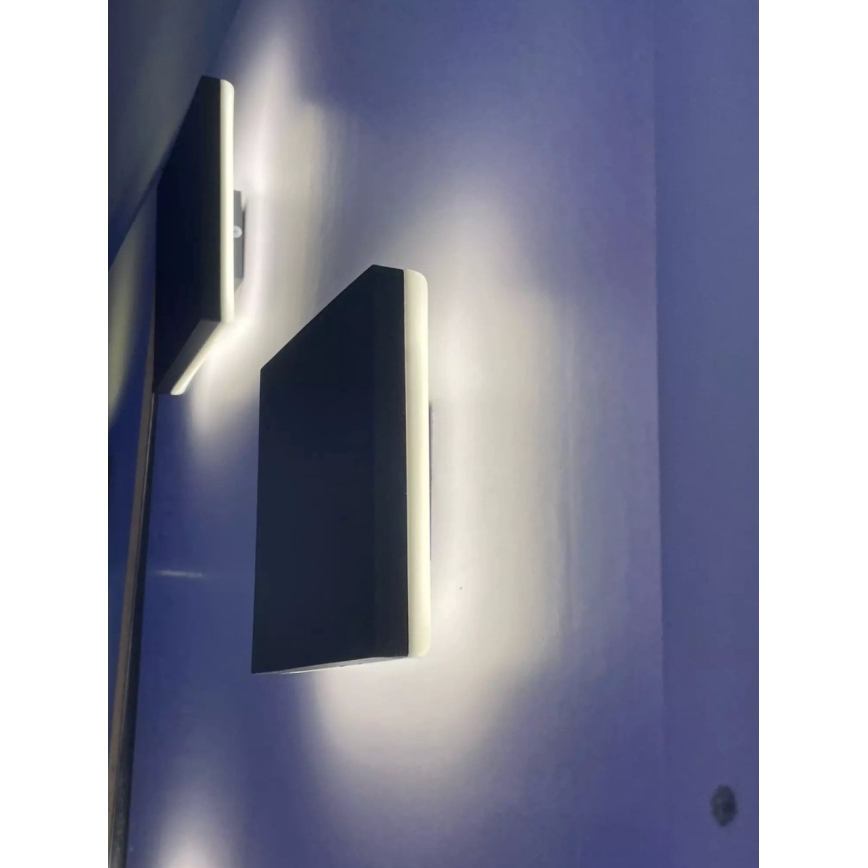 HÖFFTECH - Applique murale d'extérieur LED/10W/230V carrée IP65