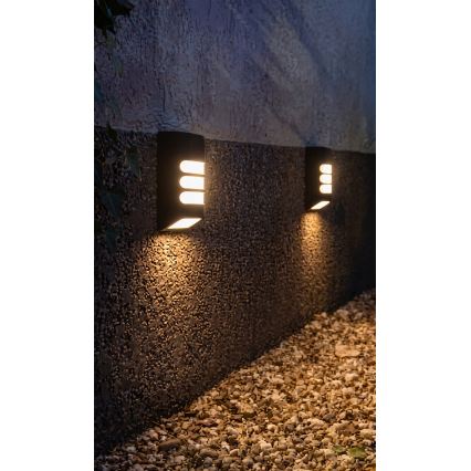 HÖFFTECH - Applique murale solaire LED, 1,2 V 200 mAh, IP44